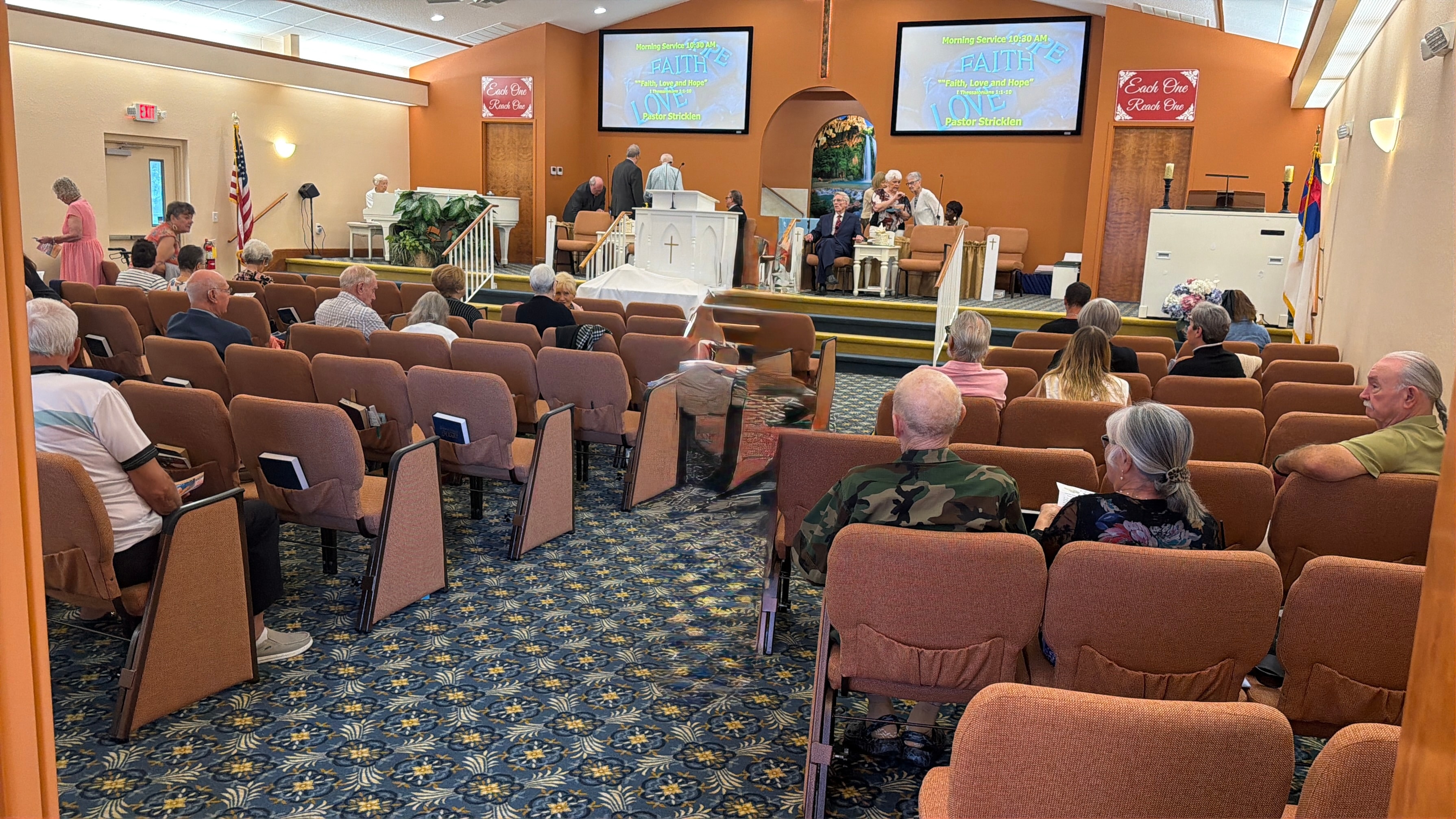 Countryside Baptist Church sanctuary interior